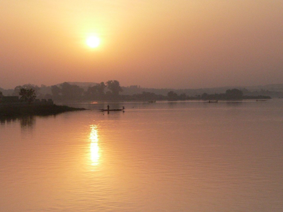 sander just marvellous Niger river sunset