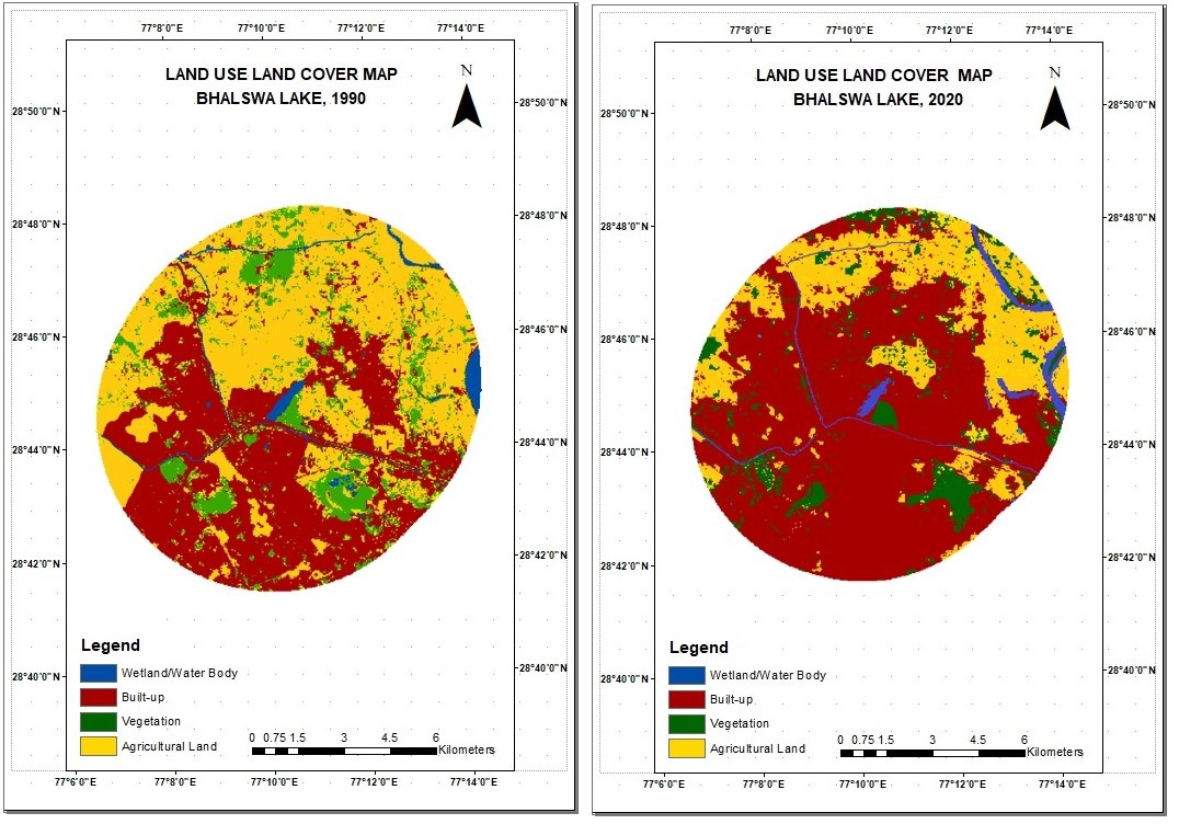 Urban expansion and its implications on prominent wetlands of National ...